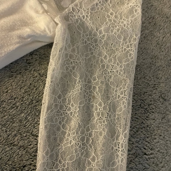 Victoria’s Secret lacy-sheer, long sleeve top - Picture 4 of 8